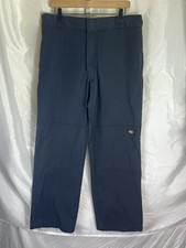Dickies Loose Fit Double Knee Utility Work Pants Black workwear 36x30