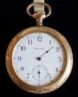 Antique Waltham 10k Gold Filled Pocketwatch Philadelphia 66G 12s 7j Scrap Parts