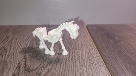 Lego White Skeleton Horse Minifigure Skeletal Animal Castle Fantasy Era - Euc!