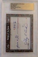 2018 Leaf Heroes of the Game Cut Signature Cards 9