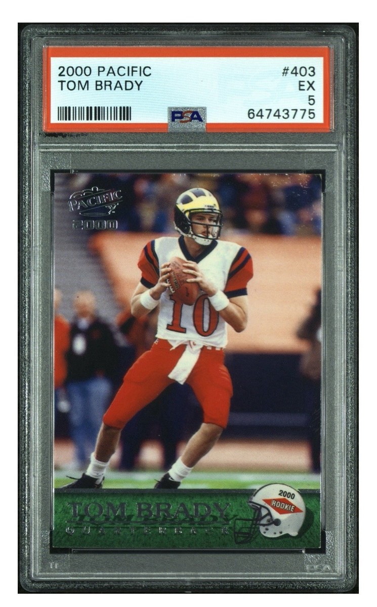 TOM BRADY 2000 Pacific Rookie PSA 5 #403 RC Patriots | eBay