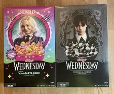Kellogg’s Limited Edition WEDNESDAY & ENID Combo Cereal 2-Pack- Free Shipping!