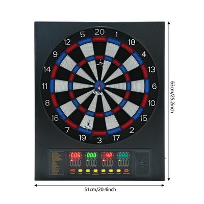 Sports Electronic Dartboard Met Automatische Scoring En LCD Display - 26x20x3cm Voor Thuis En Familie