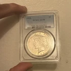 1923 Peace Dollar PCGS AU58 Silver $1 Philadelphia Coin KM#150