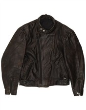 Giacca da corsa Harro uomo in pelle IT 52 XL pelle nera CH15