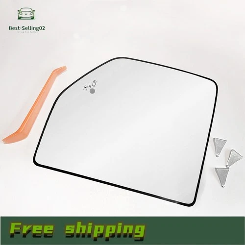 FOR FORD F250 F350 BACKING PLATE HEAT BLIND SPOT DRIVER LEFT SIDE MIRROR GLASS