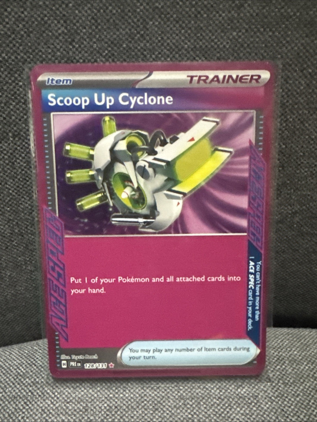 Scoop Up Cyclone 128/131 Prismatic Evolutions Holo