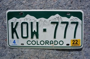 777 License Plate | eBay