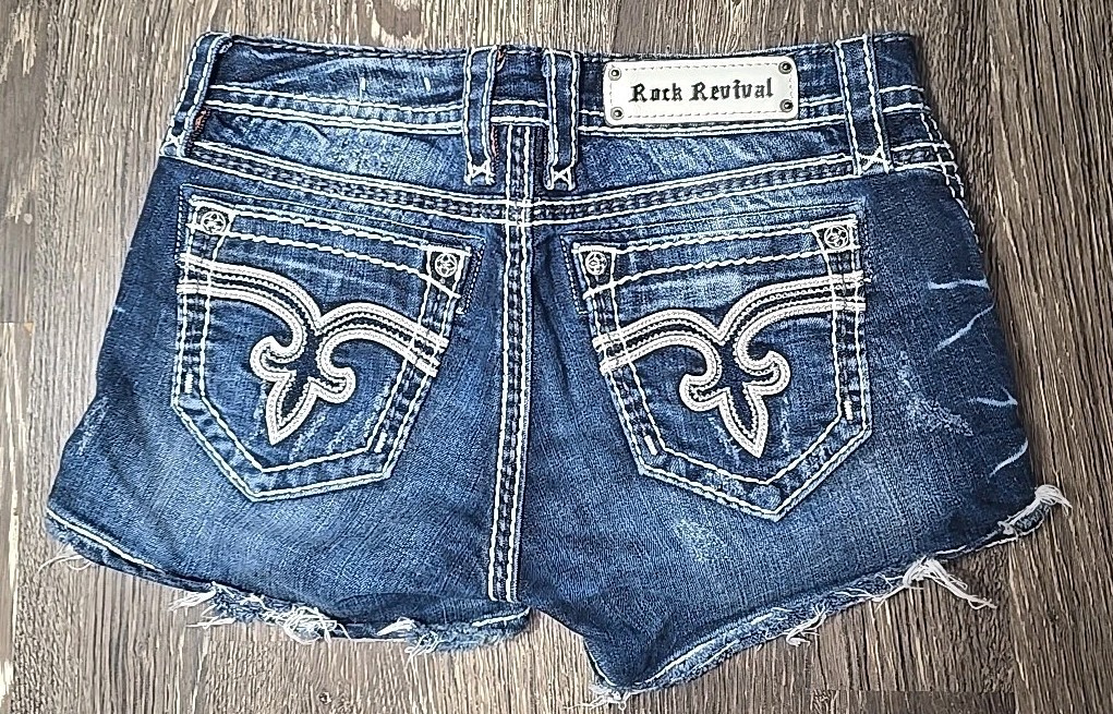 Size 28 Rock Revival Venus Womens Shorts