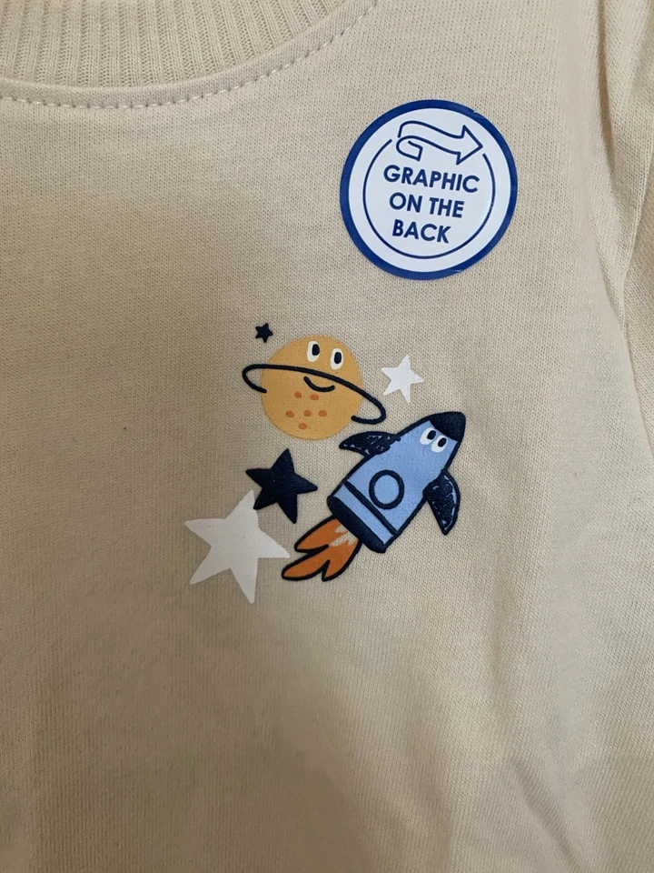 Conjunto de camiseta y joggers de 2 piezas para niños (talla 18 meses) Foto 4 de 4