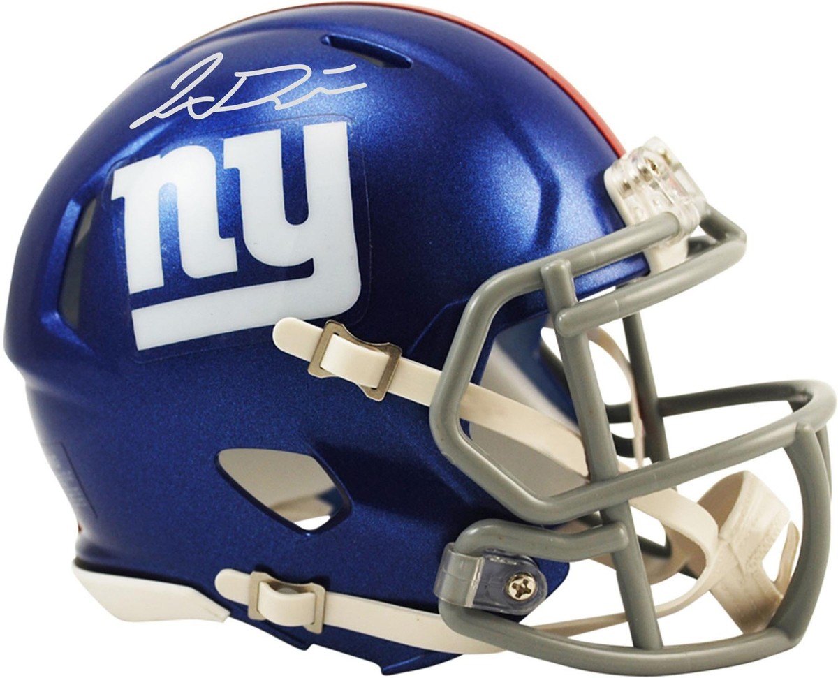 Jaxson Dart New York Giants Autographed Riddell Speed Mini Helmet