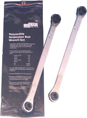 #ad 2 Piece Ratcheting Serpentine Belt Wrench Set for Easy Auto Repairs $126.99