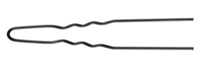Comair 3150074 Hairpins Thick, 50 Count Bag, 75 x 1.10 mm, Black