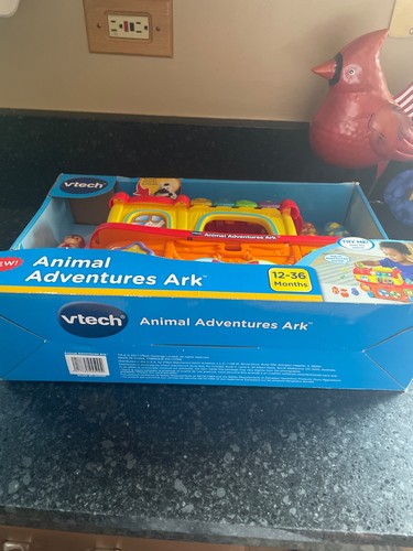 Rare VTech Animal Adventures Ark Learning Toy Figures Lights Sound MIB New 2017 - Picture 10 of 10
