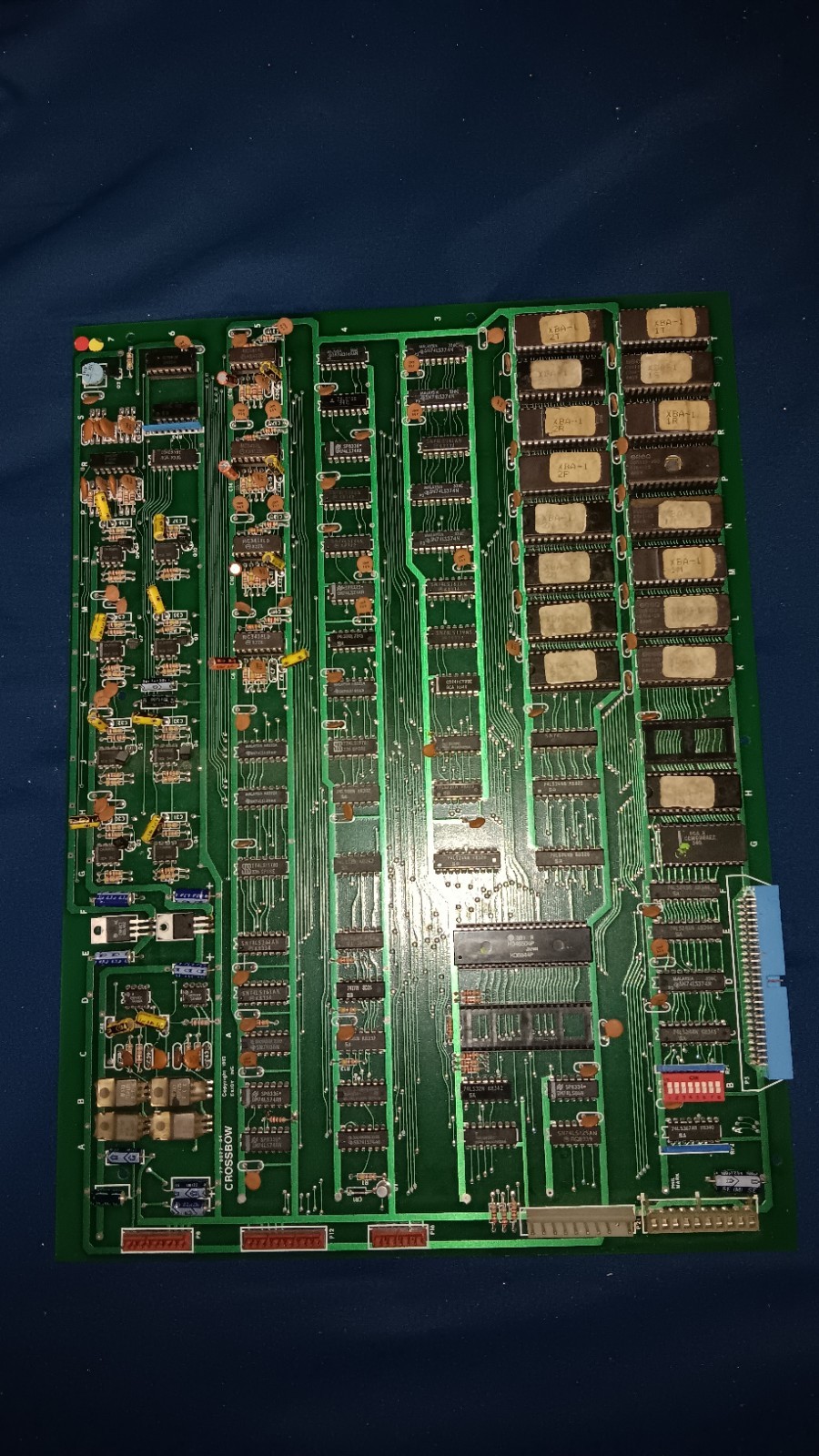 Exidy Combat Arcade Control Panel EXIDY 440 ARCADE TOP PCB CROSSBOW CHEYENNE CHILLER COMBAT CLAY PIGEON ...