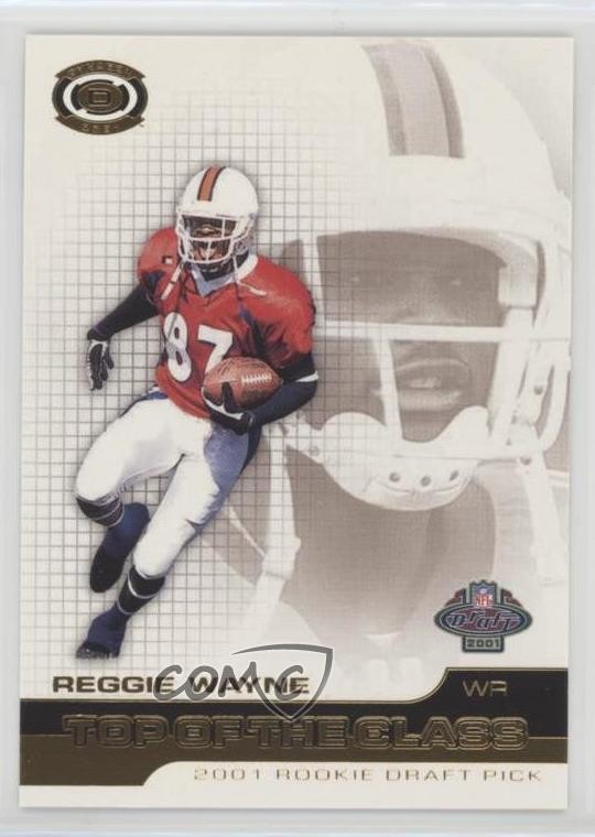 2001 Pacific Dynagon Top of the Class Reggie Wayne #24 Rookie RC 9b4