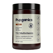 5 in 1 Multivitamin Dog Chews Treats For Dogs Health Supplement 60 Soft Chews