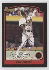 2004 Bowman Sterling Buybacks 93/106 Eric Chavez (2003 Bowman) #45 Auto 0t2