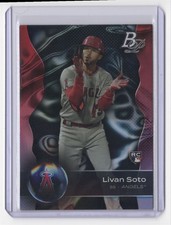 2023 Bowman Platinum Livan Soto Rookie Los Angeles Angels #22