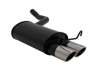 Novus Sportendschalldämpfer für MB 190E (W201) 2 x 76mm SR-Design