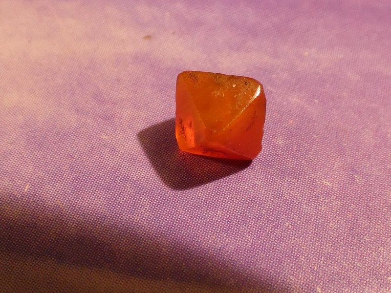 ANCIENT INDOTIBETAN PYU 8 SIDED  DIAMOND SHAPE AGATE BEAD 5.6 HIGH LUSTRE