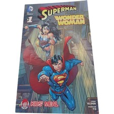 Superman Wonder Woman #1 Wendy’s Kids Meal DC Comic Book