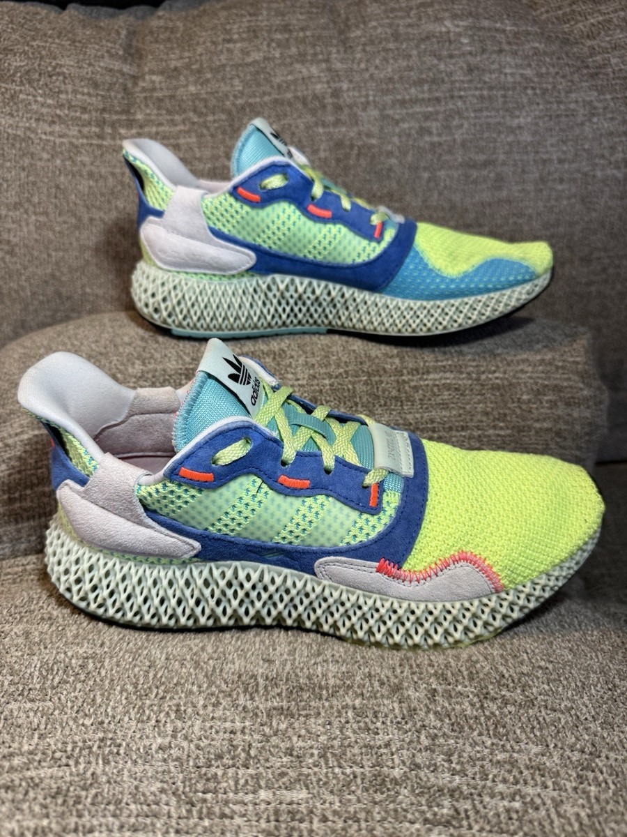 Adidas ZX 4000 4D Men's Easy Mint EF9623 Size 7.5 Running shoes