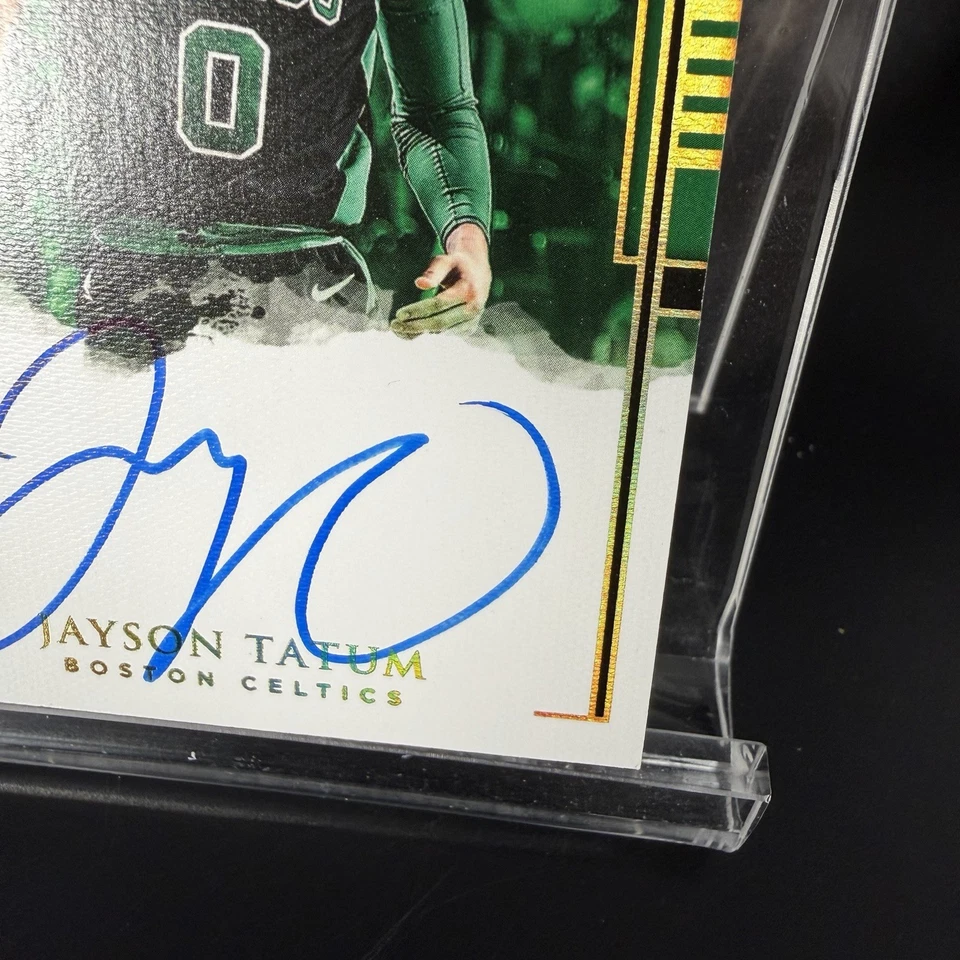 Jayson Tatum 2017-18 Panini Impeccable #102 Autograph RC Rookie Auto Gold /10 - Image 4 of 4