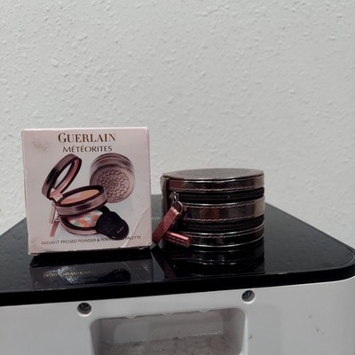 GUERLAIN METEORITES RADIANT PRESSED POWDER & PERFECTING PALETTE 01 MYTHIC (FLAW)
