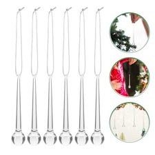 6 Pcs Xmas Hanging Props Tree Ornaments Christmas Decors Pendants