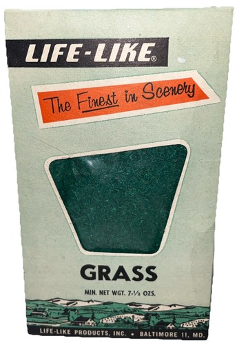 Vintage Life-Like Grass S107S Model Train Railroad Scenery - NOS - Picture 1 of 5
