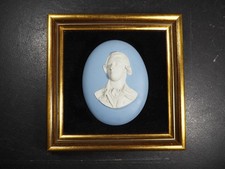 Vintage Wedgwood Jasperware Framed Portrait of William Pitt