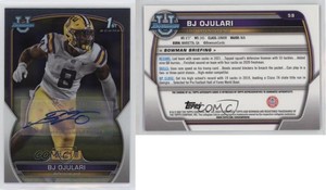 2022 Bowman U Chrome Chrome Prospect Auto BJ Ojulari #58 Auto