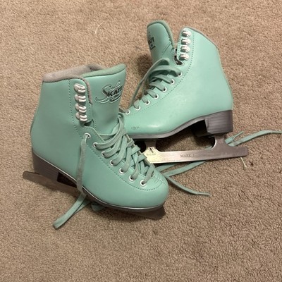 Jackson Classic SoftSkate 380 Girls Youth Ice Figure Skates Size 4 Mint