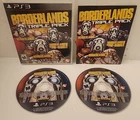 Borderlands Triple Pack (Sony PlayStation 3 PS3, 2015) Good Condition