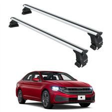 For Volkswagen Jetta 2019-2025 Roof Rack Cross Bar Normal Roof Silver