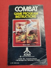 Combat Atari Game Instructions - manual only