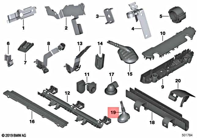 Genuine BMW E60 E61 E63 E64 E81 E82 E87 E88 116i 1.6 118i Grommet 