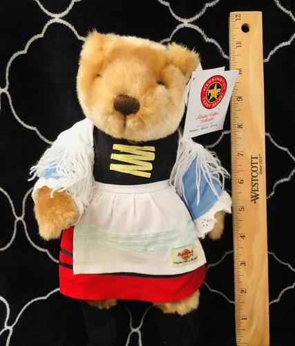 2004 Herrington Teddy Bear Hard Rock Cafe Germany Dress Plush Limited Edition - Picture 2 of 14