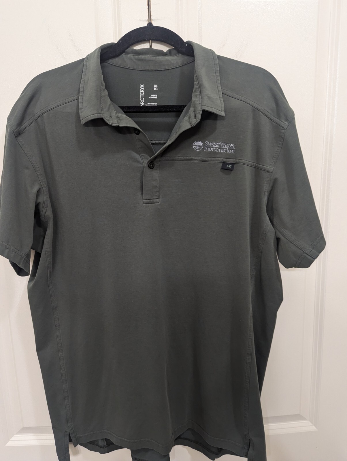 Polo uomo manica corta ARC'TERYX taglia XL golf ricamata LEGGI