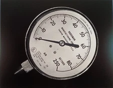 Large Format Unframed B W Photograph The Air Pressure Gauge by Charles Fendrock