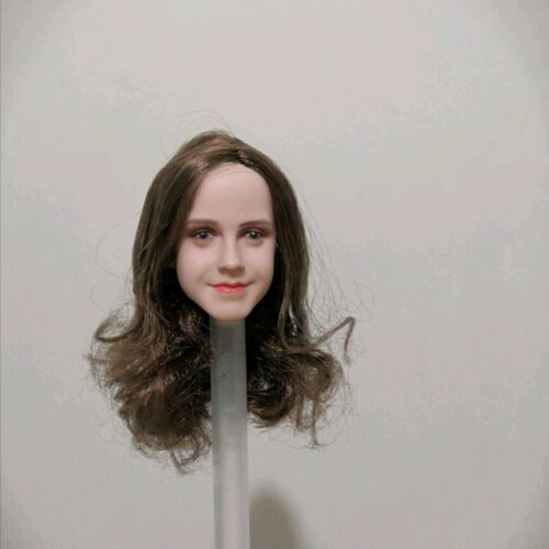 Glf 1/6 Emma Watson Hermione Brown Hair Little Girl Head Sculpt Fit 12''  Figure | eBay
