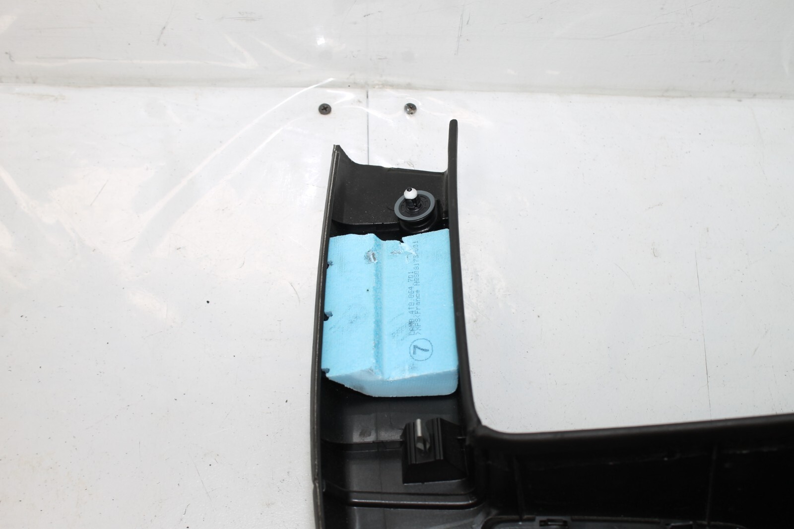 15-20 LAMBORGHINI HURACAN LH LEFT DRIVER C PILLAR SEAT BELT SURROUND 4T0868417