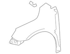 Genuine Gm 2010-2013 Buick Lacrosse Front Driver Side Fender Assembly 25966615 Genuine Gm 2010-2013 Buick Lacrosse Front Driver Side Fender Assembly 25966615