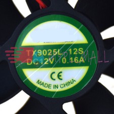 New Qty:1pc Cooling Fan 2Pin For Tianxuan TX9025L12S 90 90 25mm 12V 0.16A