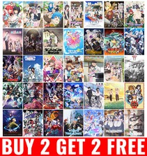 New Summer 2024 Anime Manga Posters A4 A3 A2 Wall Art Print Decor Premium HD 241