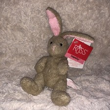 Russ Berrie Luv Pets Hospity Der Hase Kaninchen seltenes Stofftier mit Etikett