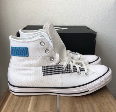 New Converse Chuck Taylor All Star Hi Sneakers Hacked Fashion Mens Shoes Size 12