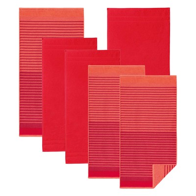 6-teiliges Set 288 granat Handtücher Duschtücher Maris - Micro Touch