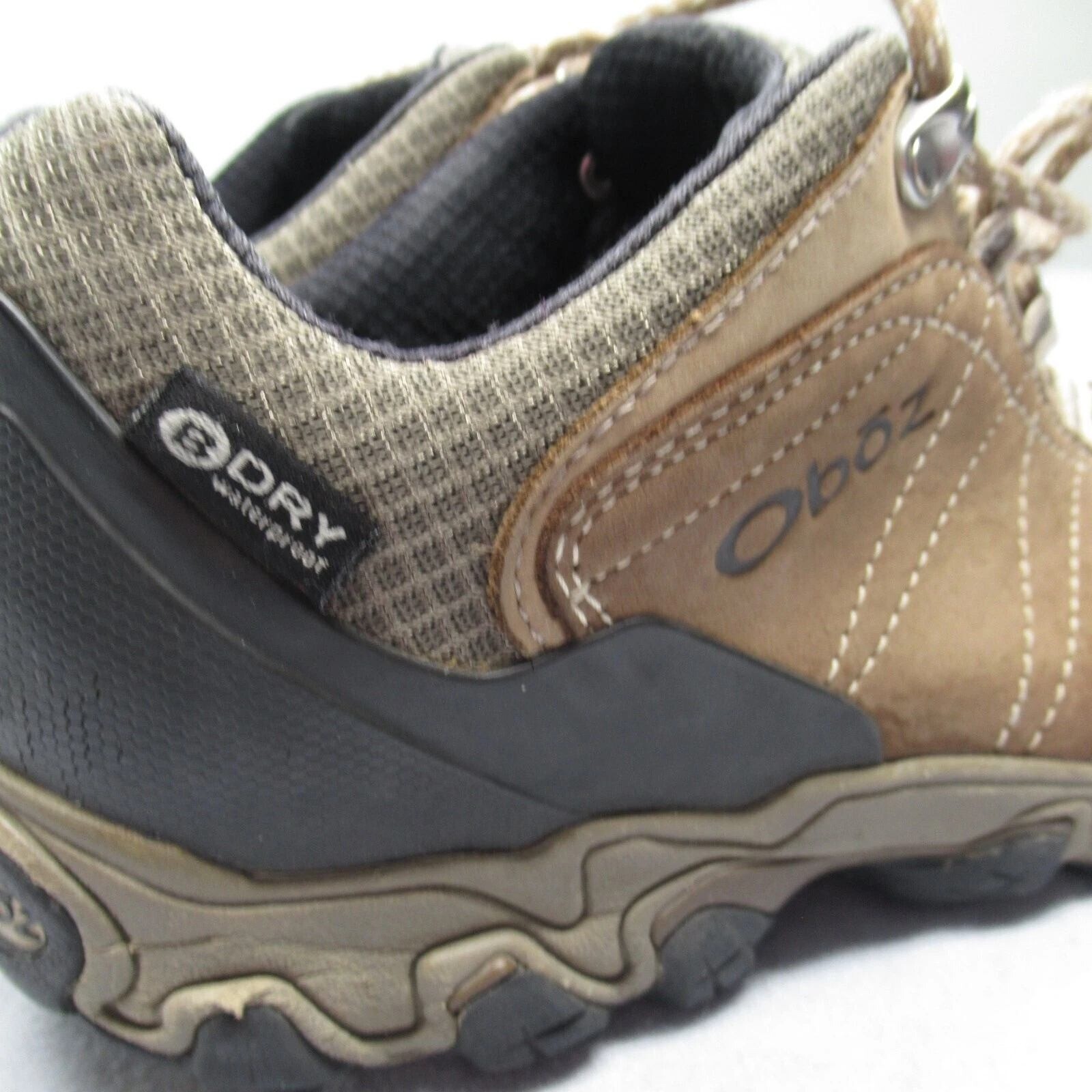 Oboz Shoes Womens 8.5 Brown Bridger Low B Dry Waterproof Hiking Comfort Outdoor